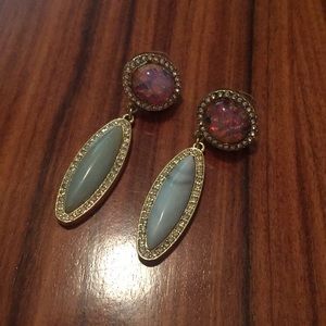 Beautiful Faux Gem Earrings. NWOT